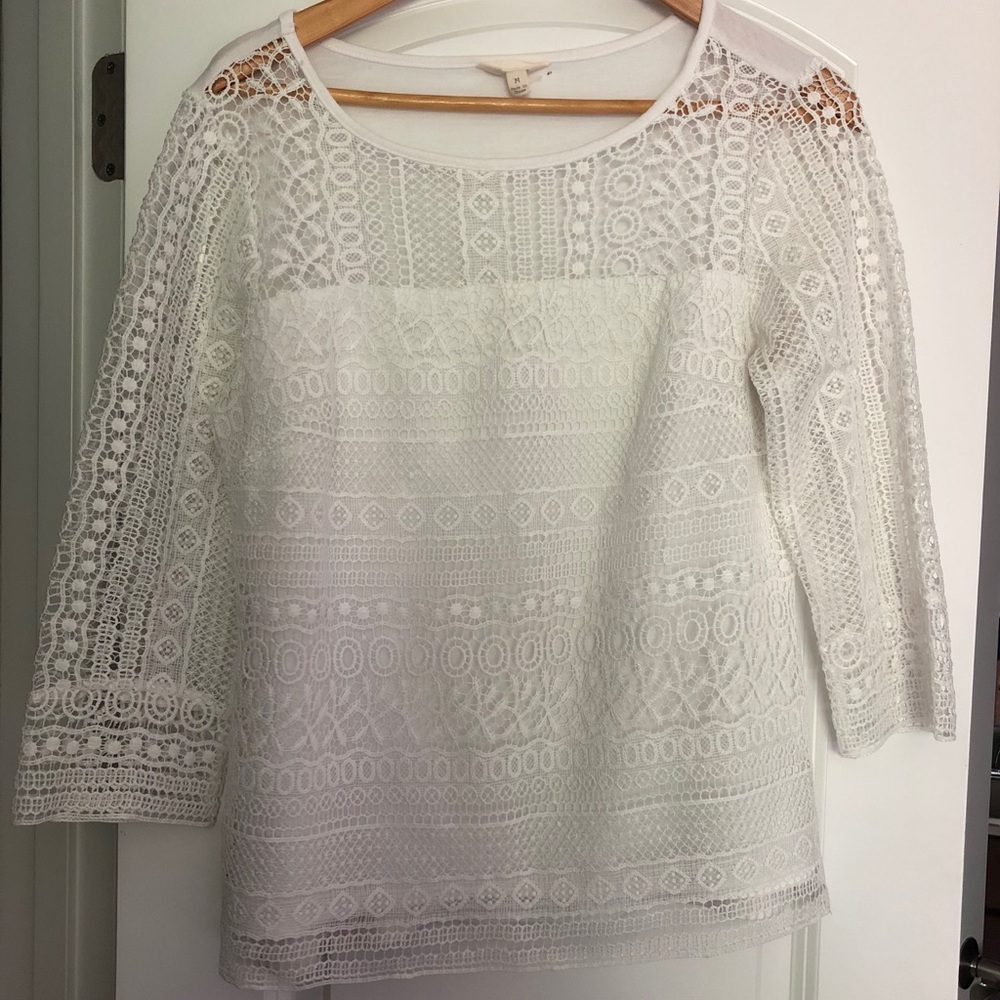 Adiva White Knit Top